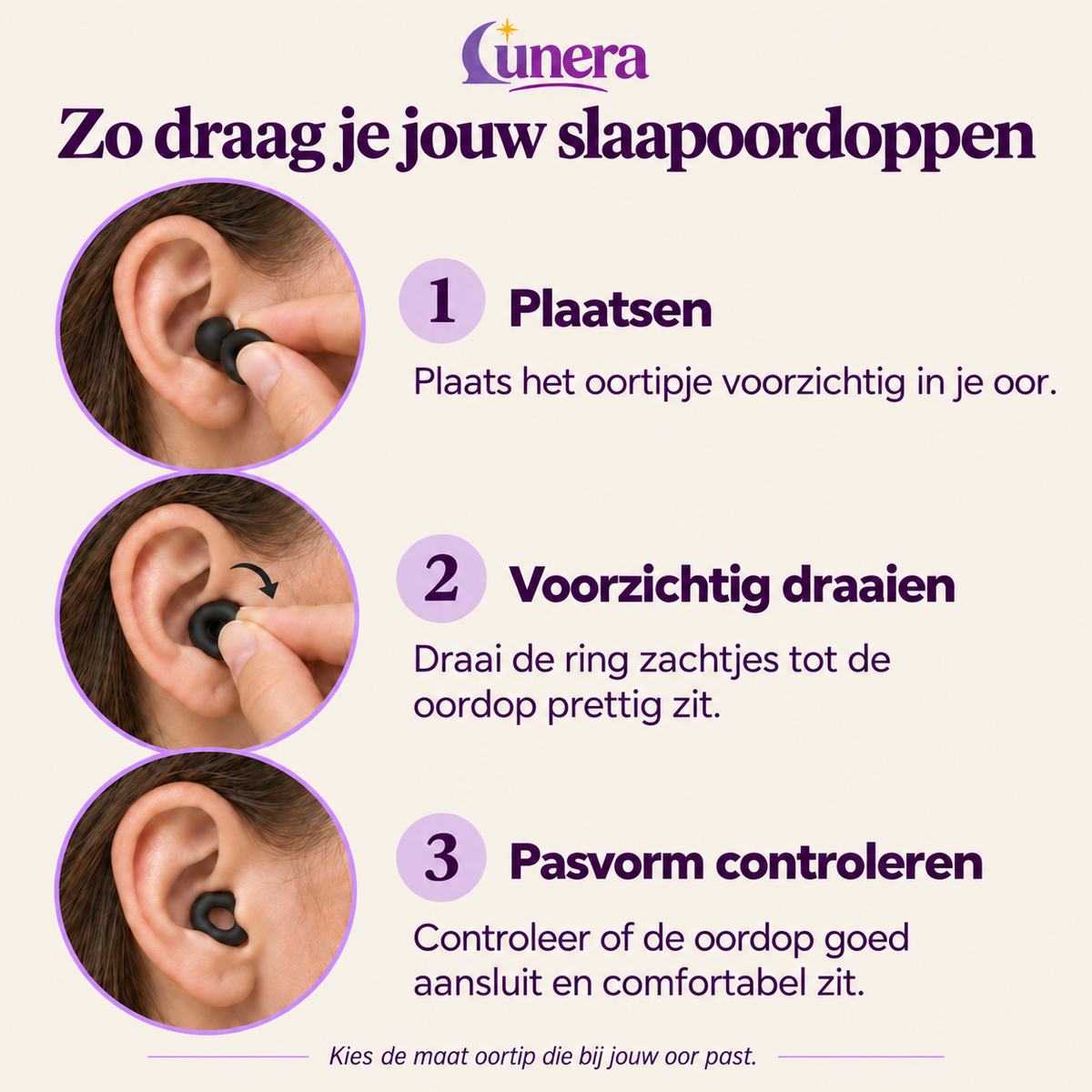 Lunera Slaapoordoppen